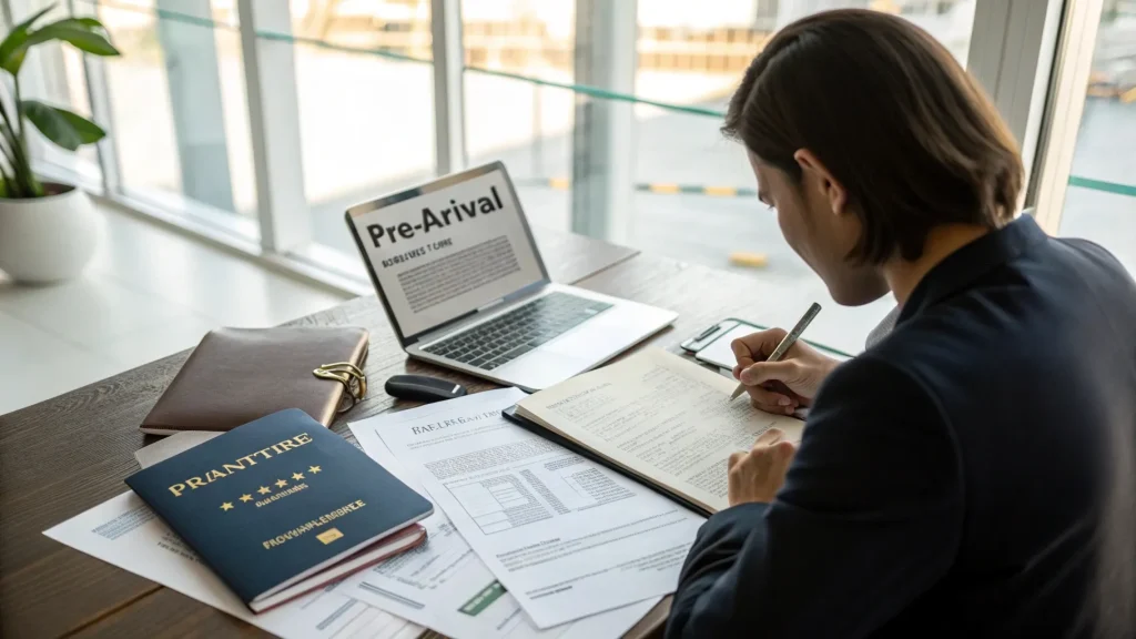 Pre-Arrival Legal Preparation