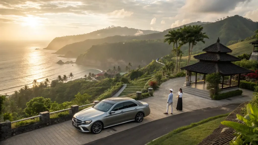 A Luxurious Private Car with a Professional driver