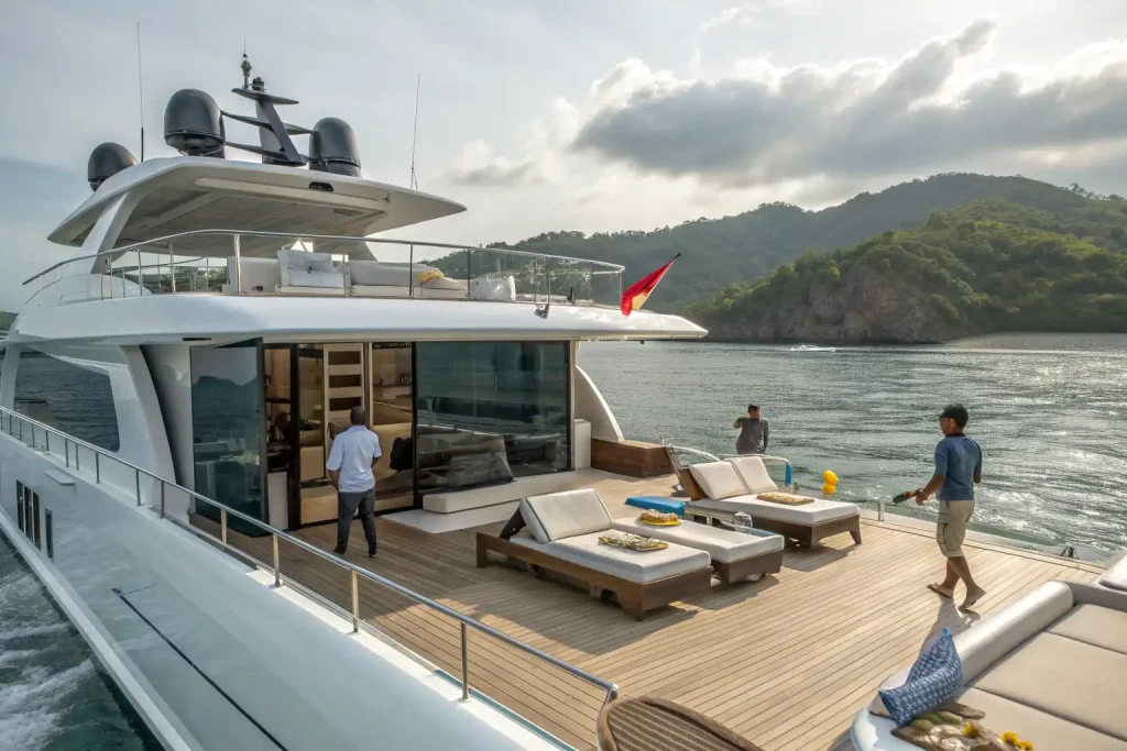 Detail Yatch Nusa Penida | Bali Luxury Concierge
