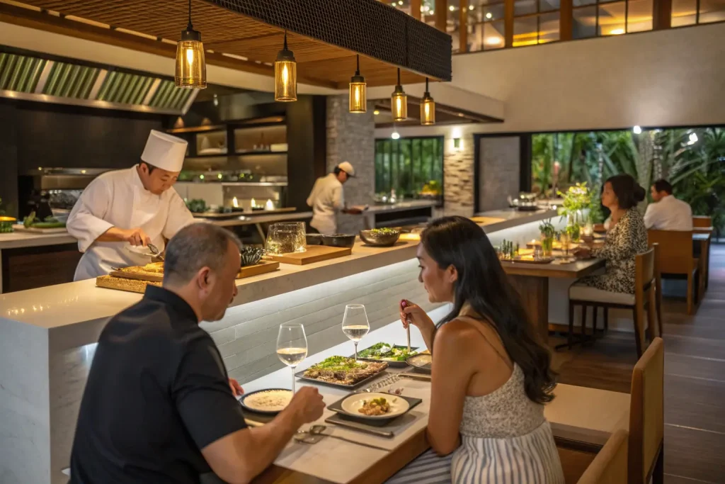 guest enjoying the chef | Bali Luxury Concierge